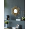 VYNXARIA Decorative Wall Mirrors - 27 Inch Starburst Metal Frame Round Mirror for Home Decor - 4 of 4