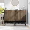 Shoe Cabinet with 2 & 3 Doors, Adjustable Shelves, 6-Tier Shoe Organizer with Doors for Hallway, Entryway, Living Room - 4 of 4