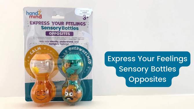 Hand2Mind Express Your Feelings Bottles: Overwhelmed &#38; Calm, 2 of 9, play video