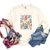 Simply Sage Market Winter Leaves Garment Dyed Long Sleeve - L - Ivory - 3 of 4