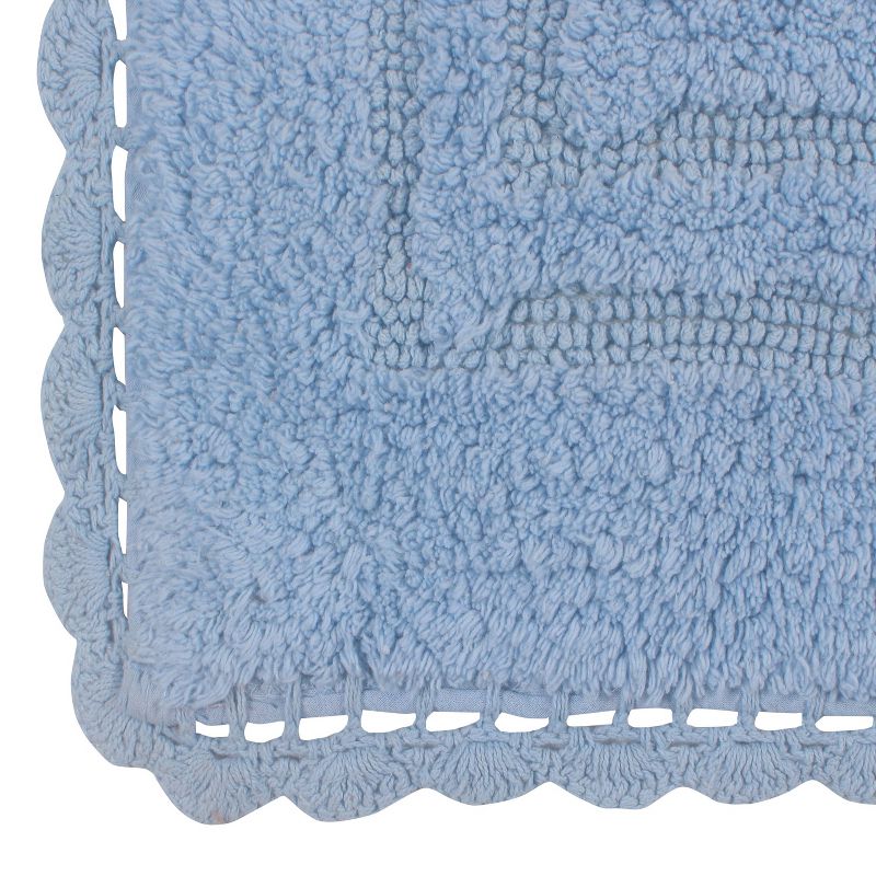 Casual Elegence Collection Cotton Reversible Tufted Bath Rug - Home Weavers, 3 of 5