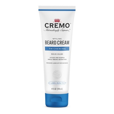 Cremo Thickening Beard Cream - Styling & Defining - 4oz