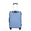 Vynxaria 4-Piece ABS Lightweight Suitcase Set (16/20/24/28'') with Rotating Wheels, 24/28'' with TSA Lock - 4 of 4