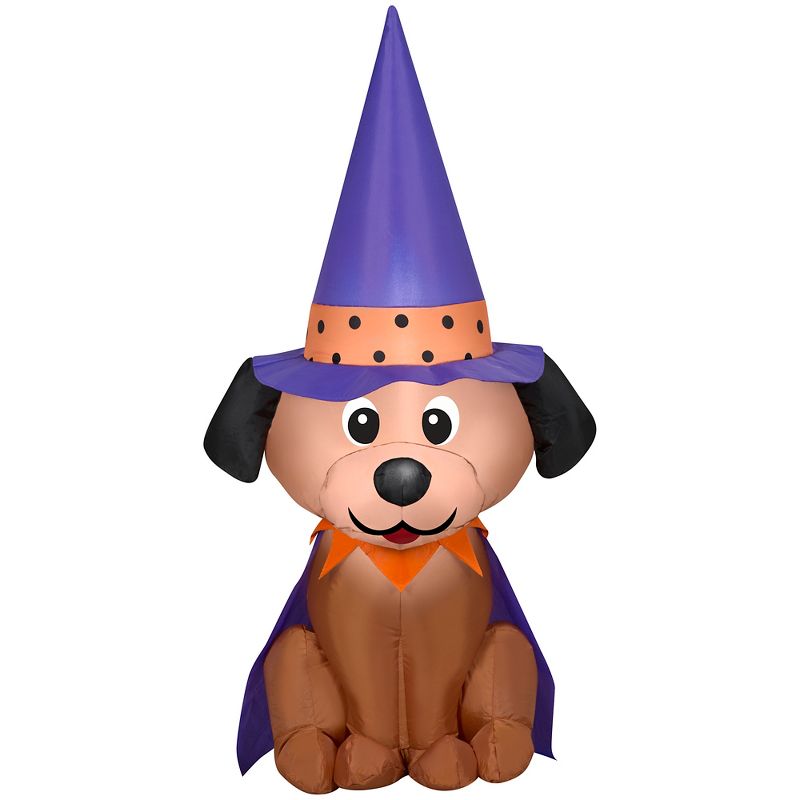 Gemmy Witch Dog 4 Ft. Airblown Inflatable, 1 of 2