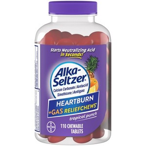 Alka-Seltzer Antacid Heartburn & Gas Relief Chews - 110ct - 1 of 4