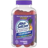 Alka-Seltzer Antacid Heartburn & Gas Relief Chews - 110ct