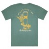 Mens Miller High Life The Champagne of Beers Gart Dyed Green Front and Back T-Shirt - 2 of 4