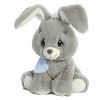 Aurora Small Floppy Bunny Grey Precious Moments Inspirational Stuffed Animal Gray 9" - 3 of 4