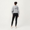 Anna-Kaci Active Women's Long Sleeve Cropped Hoodie with Kangaroo Pocket and Striped Sleeve Detail - 4 of 4