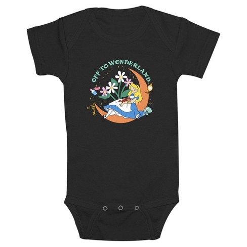 Infant's Alice in Wonderland Off Night Bodysuit - image 1 of 3