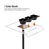 Karl Home Height Adjustable Rolling Salon Tray Trolley Cart with Wheels and Acrylic Tray Bowls 2 Magnetic Marker Pens - 2 of 4