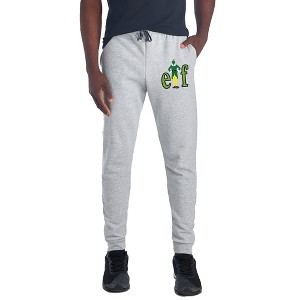 Elf Movie Logo Unisex Jogger Sweatpants with Pockets for Men and Women Athletic Heather - 1 of 4