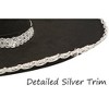 Dress Up America Mariachi Sombrero - Black and Silver Mariachi Hat - 2 of 3