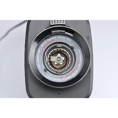 TRU Large Capacity Silver Electric Conical Burr Coffee Grinder