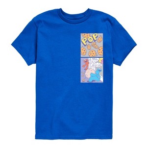 Boys' - Sesame Street - Comic Scene - Kids Lc Oversized Infant Short Sleeve Graphic T-Shirt Short Sleeve Graphic T-Shirt - 1 of 4