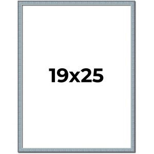 PosterPalooza | Textured Blue Picture Frame - UV Acrylic, Foam Board Backing, Hanging Hardware - 1 of 4