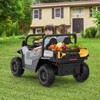 Ride On Dump Truck, 24V Ride On Car with Remote Control,Electric Dump Bed and Extra Shovel,Ride On Tractors Car with Music Player,Key Start for Safety - 4 of 4