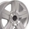 OE Wheels CV84 20 Inch Rim Fits Tahoe Style 6x139.7 20x8.5 Gloss Silver Machined - Hollander 5291 (1) - 2 of 4