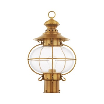 Livex Lighting Harbor 1 - Light Post Light in  Flemish Brass