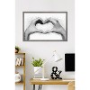 Trends International Reinders: Romantic Black & White - Love Sign Framed Wall Poster Prints Barnwood Framed Version 22.375" x 34" - 2 of 4