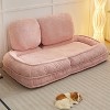 Bella Depot Lazy Sofa Couch Fold Sofa Bed with Adjustable Back - 3 of 4