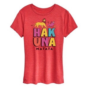 Women's - Disney - The Lion King Short Sleeve Graphic T-Shirt - 1 of 4