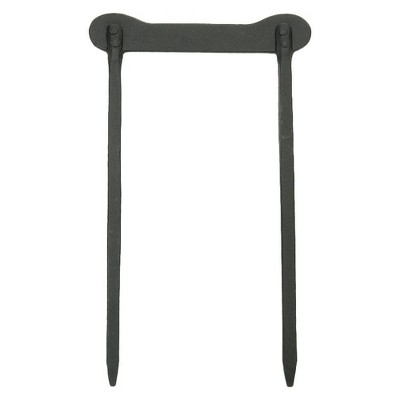 17" x 11" Steel Boot Scraper for Mud, Snow and Ice Black - ACHLA Designs