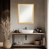Amanti Art Owen Gold Beveled Wood Framed Bathroom Vanity Wall Mirror - 4 of 4