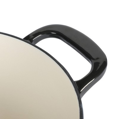 Gunmetal Gray 7qt Enameled Cast Iron Dutch Oven