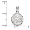 Black Bow Jewelry 14k White Gold Colorado State Rams NCAA Small Pendant - 2 of 3