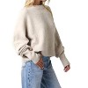 Women's Juli Cozy Crew Neck Sweater - OLIVACEOUS - 2 of 4