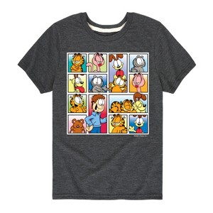 Boys' - Garfield - Friends Short Sleeve Graphic T-Shirt - 1 of 4