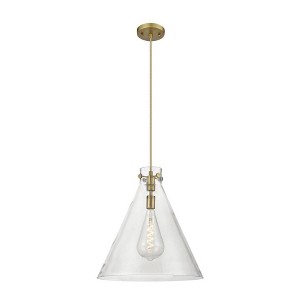 Newton Cone - 1 Light Pendant In Industrial Style-20.13 Inches Tall and 18 Inches Wide - 1 of 1