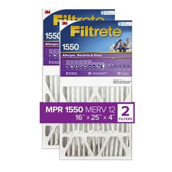 Filtrete Allergen Bacteria and Virus Deep Pleat Air Filter 1550 MPR