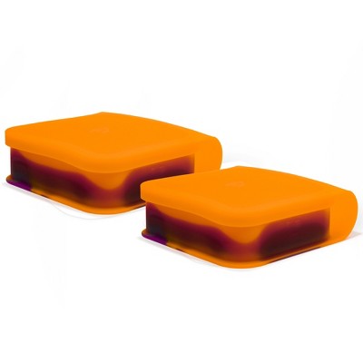 Silipint: Silicone Go Go Bowls: 2pk Sandwich Size: Sun Storm