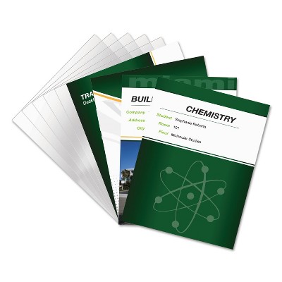 Fellowes PET Ultra Clear Binding Covers Unpunched 11 x 8 1/2 Clear 100/Pack 5242401