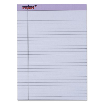 Tops Prism Plus Colored Legal Pads 8 1/2 x 11 3/4 Orchid 50 Sheets Dozen 63140