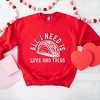 Simply Sage Market Valentine Taco Sweatshirt - 3 of 4
