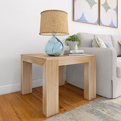 Plank+beam Modern Square Corner Table, 32