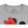 Disney Women's Minnie Mouse Distressed Cute Pose Adult Graphic T-Shirt - 4 of 4