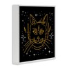 Stupell Industries Starry Cat Lightning Bolt Framed Giclee Art - 2 of 4
