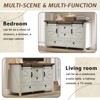 AMERLIFE Farmhouse Dresser with Sliding Barn Doors - 2 of 4