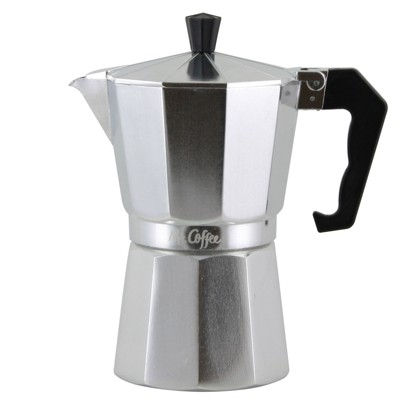 Mr. Coffee Brixia 3 Piece 6 Cup Stove Top Expresso Maker