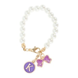 Unique Bargains Pearl Chain Bow Water Cup Pendant 1 Pc - 1 of 4