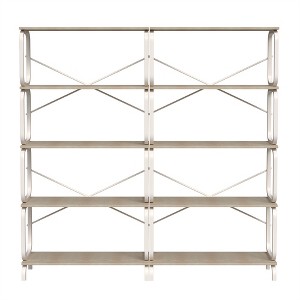 OUTSUPPLY 5 Tier Large Book Shelf, Bookcase Home Office Open Bookshelf,Shelves for Living Room, Office Shelf - 1 of 4