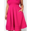 Rebdolls Women's Aurora Skater Midi Dress w. Pockets - 4 of 4