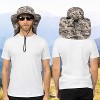 SUN CUBE Sun Hat for Men, Wide Brim Fishing Hat Neck Flap Cover Men, Women, Hiking, Camping, Sun Protection UV, Gardening - 2 of 4