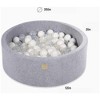 MeowBaby 3 Element Foam Playset, Durable Foam Climbing Blocks & 200 Colorful Ball Pit, Ideal for Imaginative Play and Motor Skills Development, Beige - 2 of 4