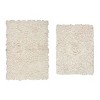 Bell Flower Collection Cotton Floral Pattern Tufted Bath Rug Set Pack of 2 - Home Weavers - 2 of 4