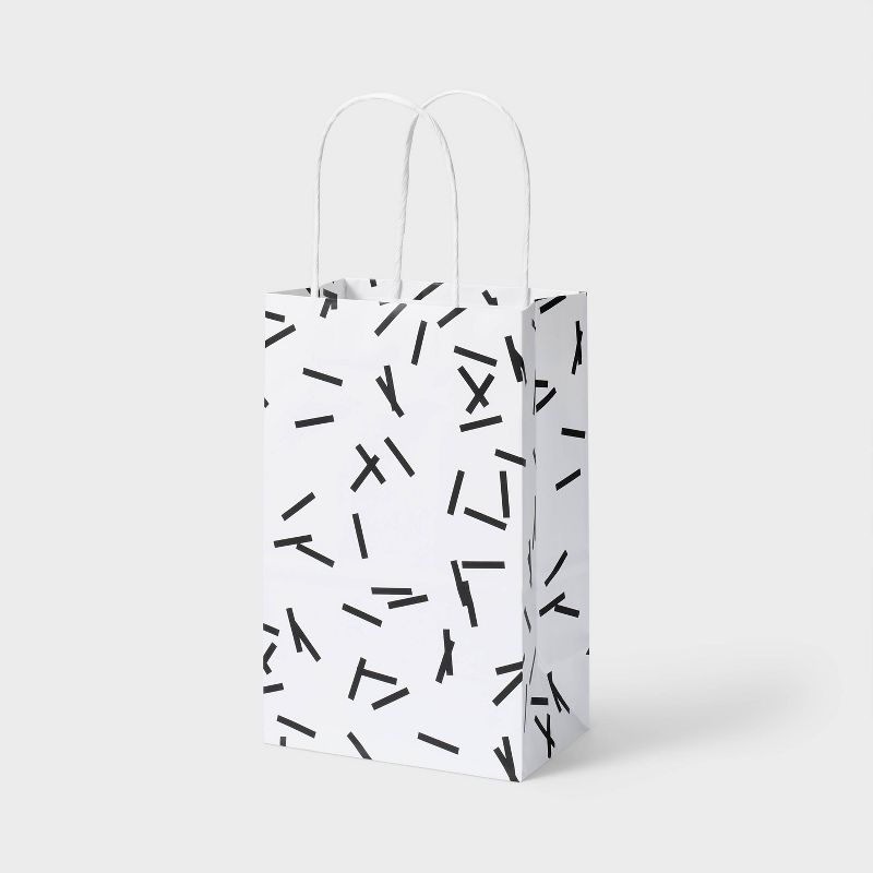 Black Confetti White Small Gift Bag - Spritz&#8482;, 1 of 4